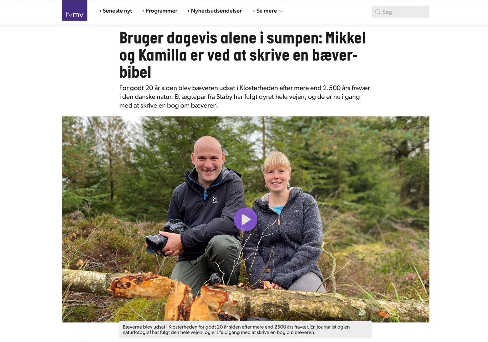 Se tv-indslag om vores arbejde med&nbsp;bogen