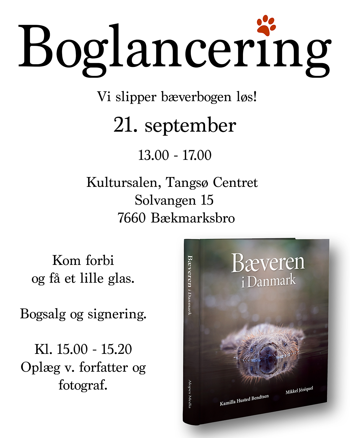 Bogen udkommer 21.&nbsp;september!